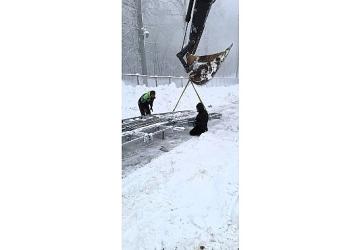 Kuzuyayla'da yürüyen bant, kar keyfine konfor katacak