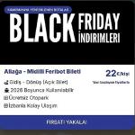 Aliağa- Midilli Seferleri İçin Özel Kasım Ayı Fırsatları Başladı