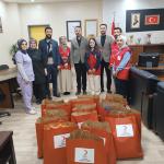 Kızılay heyetinden Kahta'ya anlamlı hastane ziyareti