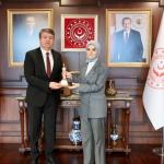 Başkan Tutdere’den Bakan Göktaş’a ziyaret: Deprem sonrası sosyal projeler görüşüldü