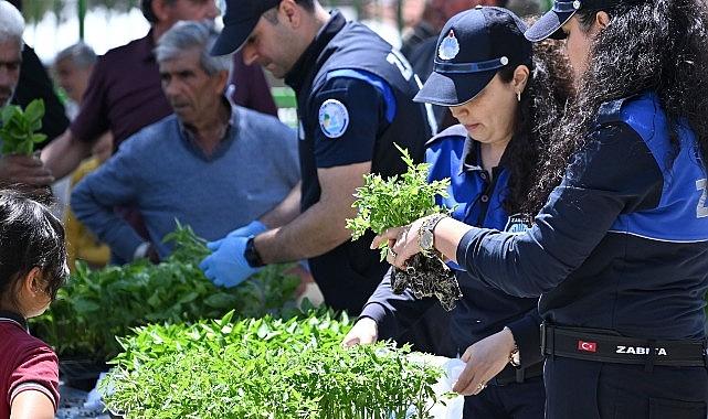 Büyükşehir'den Salihlili Üreticilere 34 Bin Sebze Fidesi