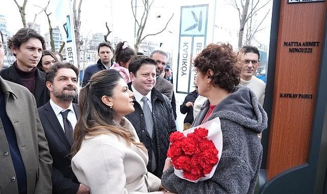 Mattia Ahmet Minguzzi'nin adı Kalamış Kaykay Parkı'nda yaşayacak