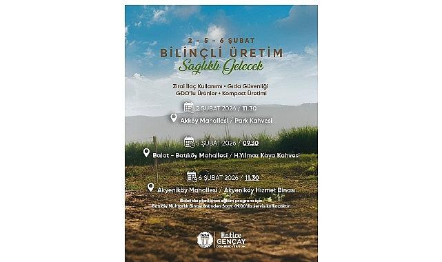 Didim'de Üreticilere Yönelik Bilinçli Üretim Eğitimleri Başlıyor