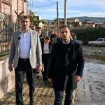 Eşki ve Güç selden etkilenen mahallelerde incelemelerde bulundu