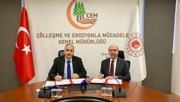 Çevre, Şehircilik ve İklim Değişikliği Bakanlığı ve Selçuklu Belediyesi Karbon Yutak Alanı İçin İşbirliği Protokolü İmzaladı