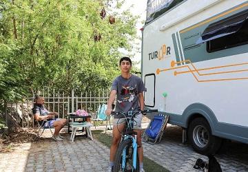 Konyaaltı Karavan Park'ta bayram yoğunluğu