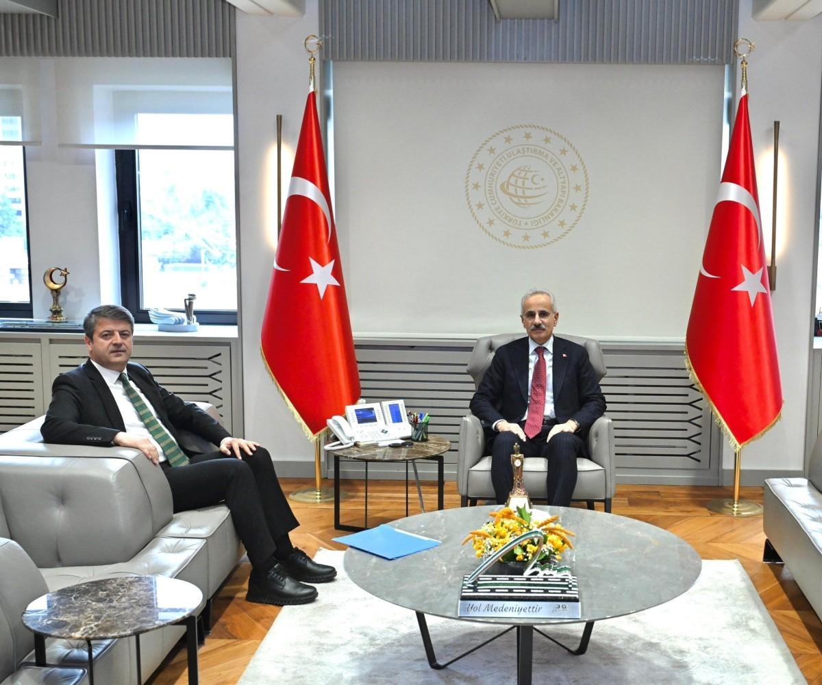 Başkan Tutdere Bakan Uraloğlu ile görüştü