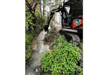 Cerrah'ta 5 Km'lik Sulama Kanalı Temizlendi