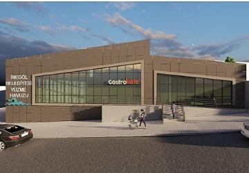 İnegöl Belediyesi Yeni Havuz İçin Çalışmalara Başladı