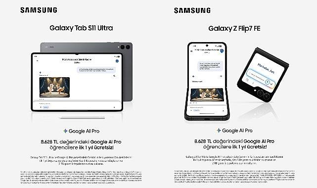 Samsung'dan öğrencilere özel indirim ve Google AI Pro hediyesi