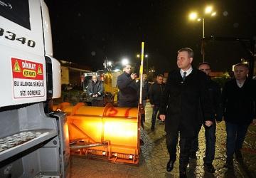 Beylikdüzü'nde Kar Mesaisi 7/24 Sürüyor