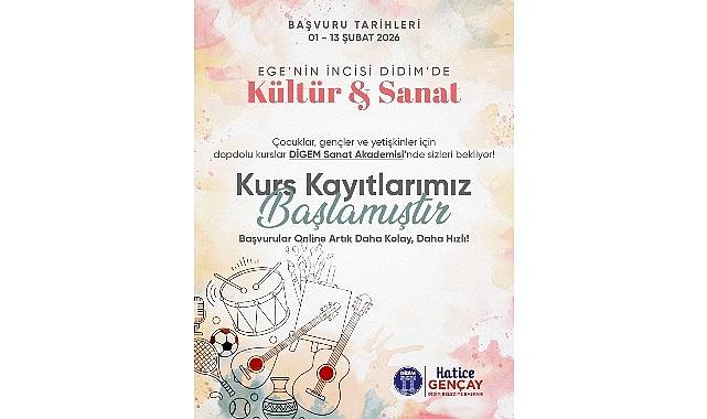 Ege'nin İncisi Didim'de Kültür ve Sanat Kursları Başlıyor