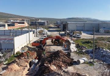 Karaosmanoğlu Sanayi Sitesi'nin Çeyrek Asırlık Altyapısı Çilesi Son Buluyor