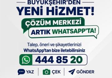 Denizli Büyükşehir Belediyesi WhatsApp Çözüm Merkezi’ni hizmete açtı
