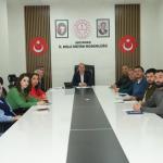 İl Milli Eğitim Müdürü Tosun, İnşaat Emlak Birimi ile toplantı yaptı