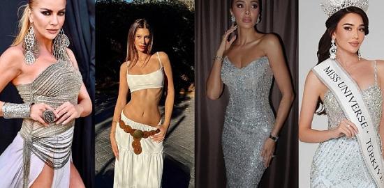 Ceren Arslan ilk büyük defilesinde Özge Ulusoy ve Ivana Sert'le aynı podyumda