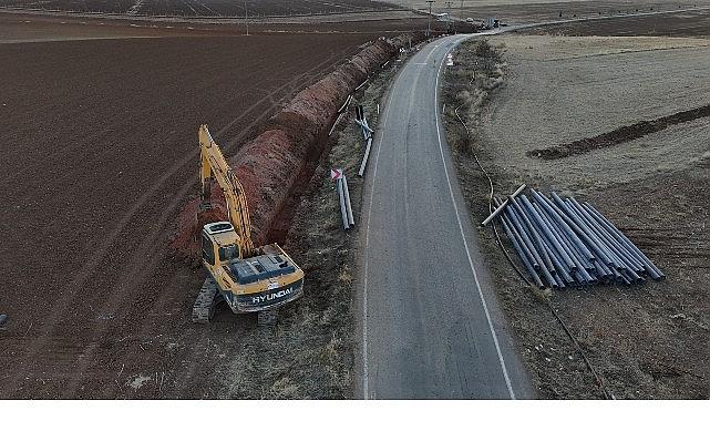 Konya Büyükşehir Sarayönü'nün Su Altyapısını Yeniliyor