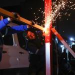 Buca Belediyesi'nden Hazine Arazisinde Kaçak Yapıya Gece Operasyonu