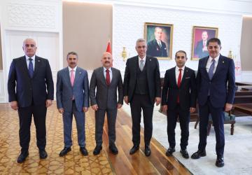 Adıyaman heyetinden Sağlık Bakanı Memişoğlu’na ziyaret
