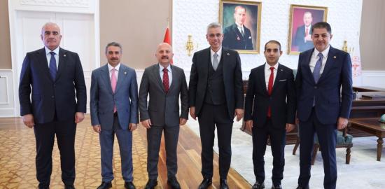 Adıyaman heyetinden Sağlık Bakanı Memişoğlu’na ziyaret