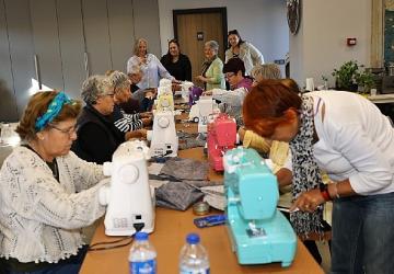 Efes Selçuk'ta kadınlar dikiş atölyesinde buluştu