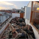 Fırtına mağduru şehit ailesine Büyükşehir'den destek