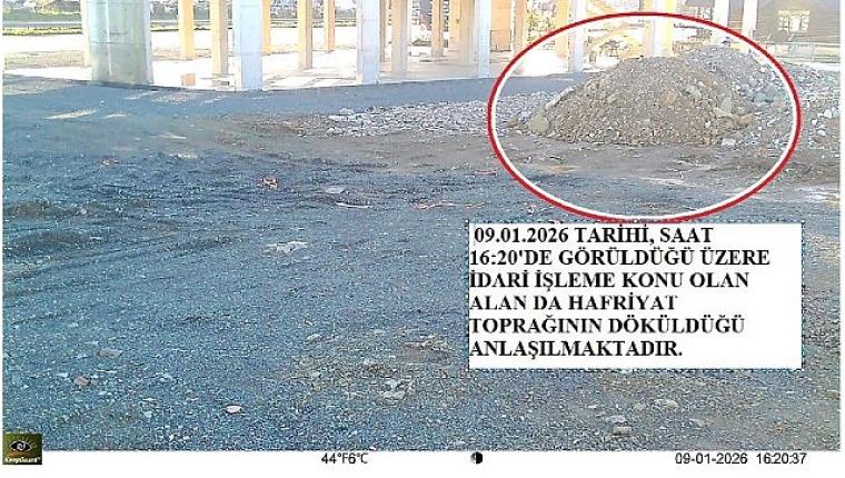 Hafriyatla çevreyi kirleten firmaya 3 milyon TL ceza