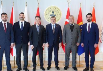 Birlik Vakfı’ndan Bakan Çiftçi’ye hayırlı olsun ziyareti