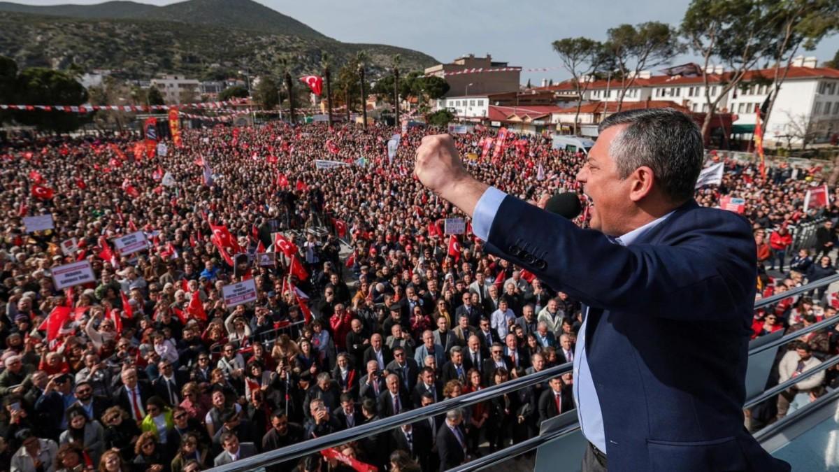 CHP Genel Başkanı Özgür Özel Muğla'da konuştu: 'Bu günahkar Erdoğan’a ‘dur’ deyin'