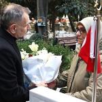 Başkan Vekili Akın, şehit Esma Çevik'i unutmadı