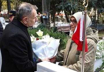 Başkan Vekili Akın, şehit Esma Çevik'i unutmadı