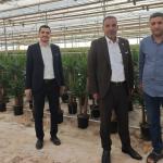 Turan Yıldırım’dan Kahta’daki süs bitkileri serasına ziyaret