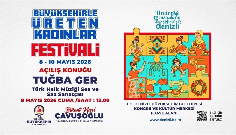 Denizli’de Üreten Kadınlar Festivali Başlıyor