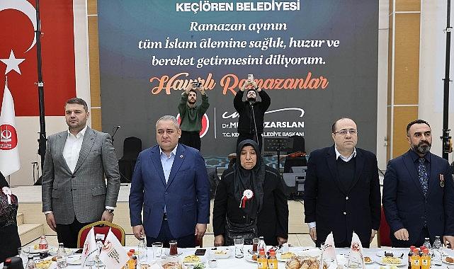 Başkan Özarslan, Ramazan'ın İlk İftarını Şehit Aileleri ve Gazilerle Yaptı