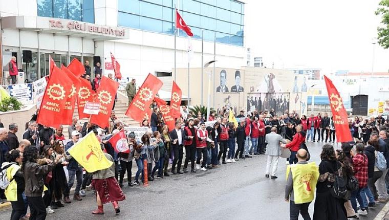 Çiğli'de 1 Mayıs Coşkusu: Başkan Yıldız Emekçilerle Omuz Omuza
