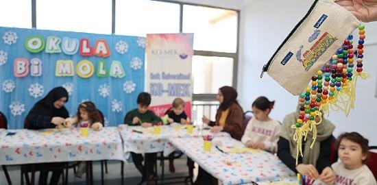 Minik KO-MEK'liler “Okula Bi' Mola"da buluştu