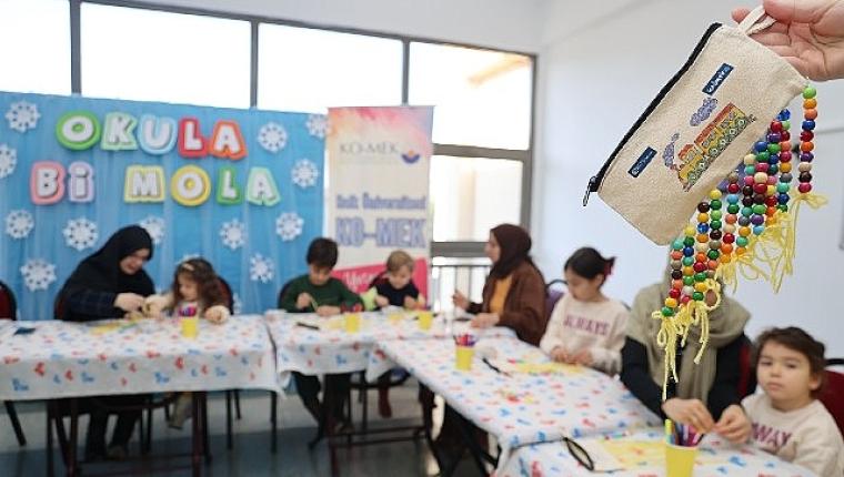 Minik KO-MEK'liler “Okula Bi' Mola"da buluştu