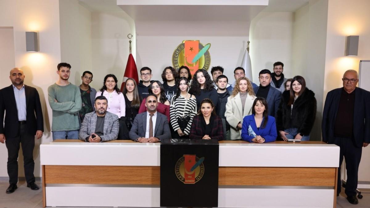 GAÜN’lü öğrenciler GGC’de uygulamalı gazetecilik eğitimi aldı