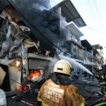 Buca'da iş yeri yangını panik yarattı