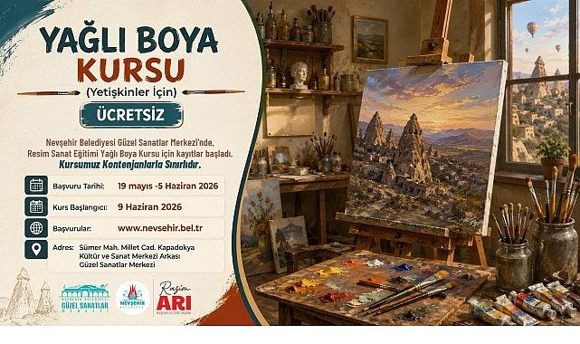 Güzel Sanatlar Merkezi'nde Yağlı Boya ve Kara Kalem Kurslarımız Başlıyor