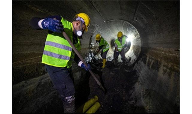 Ana kuşaklama hattında temizlik harekatı