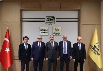 Avrupa Bisiklet Birliği Başkanı Casa, Başkan Altay'ı Ziyaret Etti