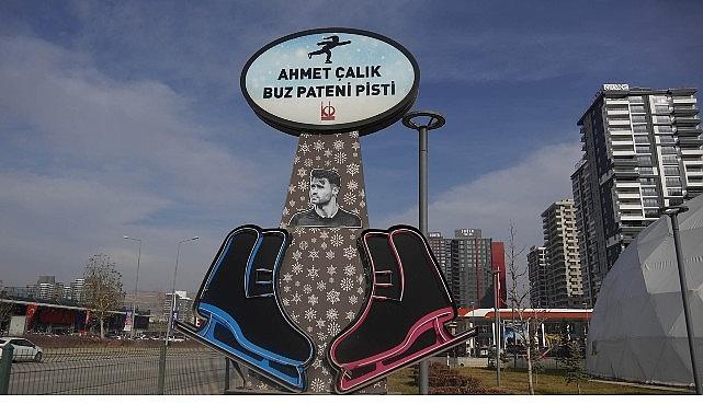 Keçiören'de Ücretsiz Buz Pateni Keyfi Yoğun İlgi Görüyor