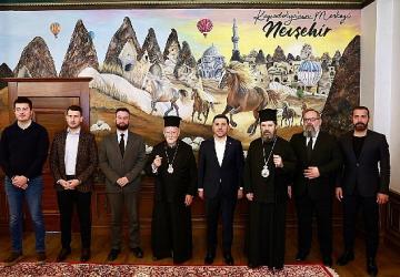 Fener Rum Patriği Bartholomeos Başkan Arı'yı Ziyaret Etti