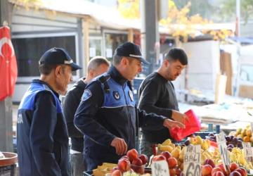 Elazığ’da Pazar Yerlerine Zabıta Denetimi