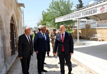 Abuzer El Gaffari ve Mahmut El Ensari Türbesinde çalışmalar devam ediyor