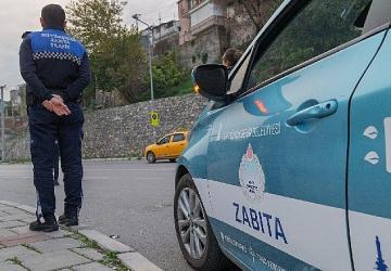 Zabıta, kural tanımayan sürücüleri havadan tespit ediyor