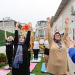 Gülşah Durbay Kadın Danışma Merkezi'nde yoga heyecanı