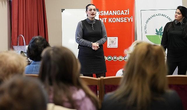 Osmangazi Kent Konseyi Kadın Meclisi'nden Kadınlara Haklarını Öğreten Toplantı