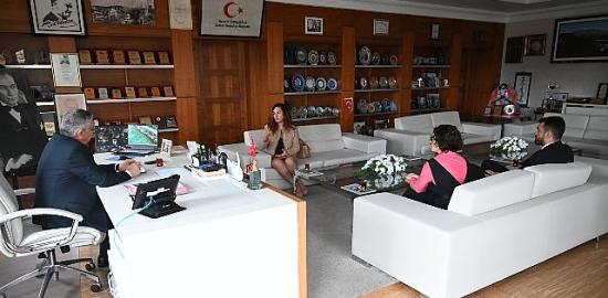 Ukrayna'nın Antalya Konsolosu Kuchma'dan Başkan Topaloğlu'na ziyaret